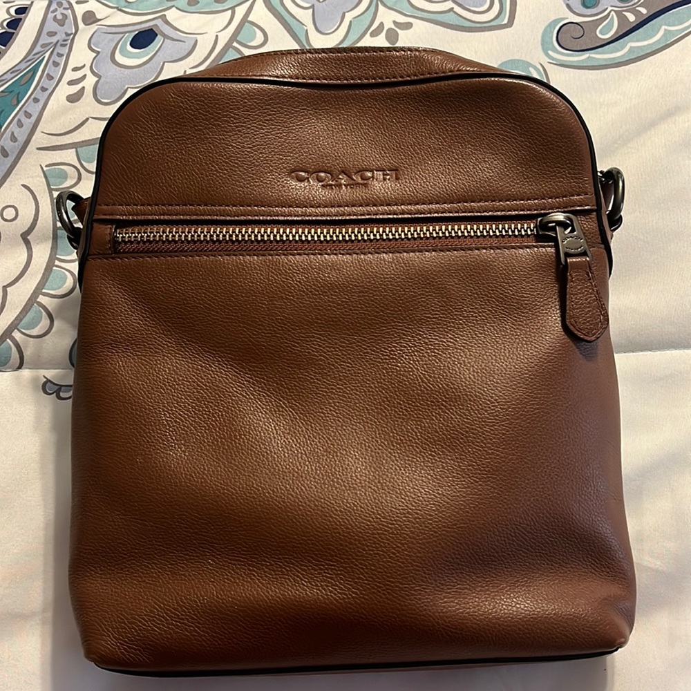 Coach crossbody flight bag